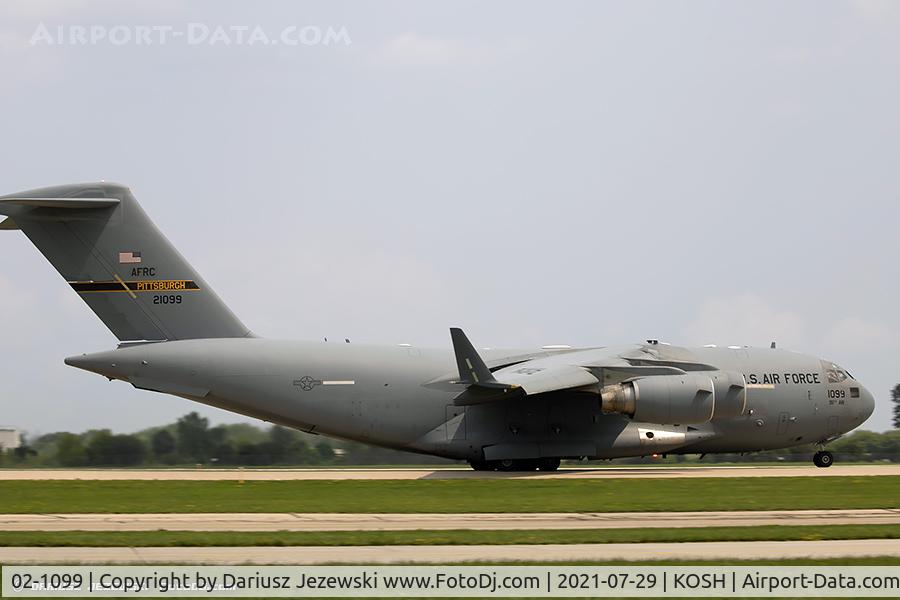 02-1099, 2002 Boeing C-17A Globemaster III C/N P-99, C-17A Globemaster 02-1099  from 758th AS 911th AW Pittsburgh IAP, PA