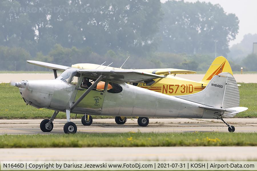 N1646D, 1952 Cessna 170B C/N 20288, Cessna 170B  C/N 20288, N1646D