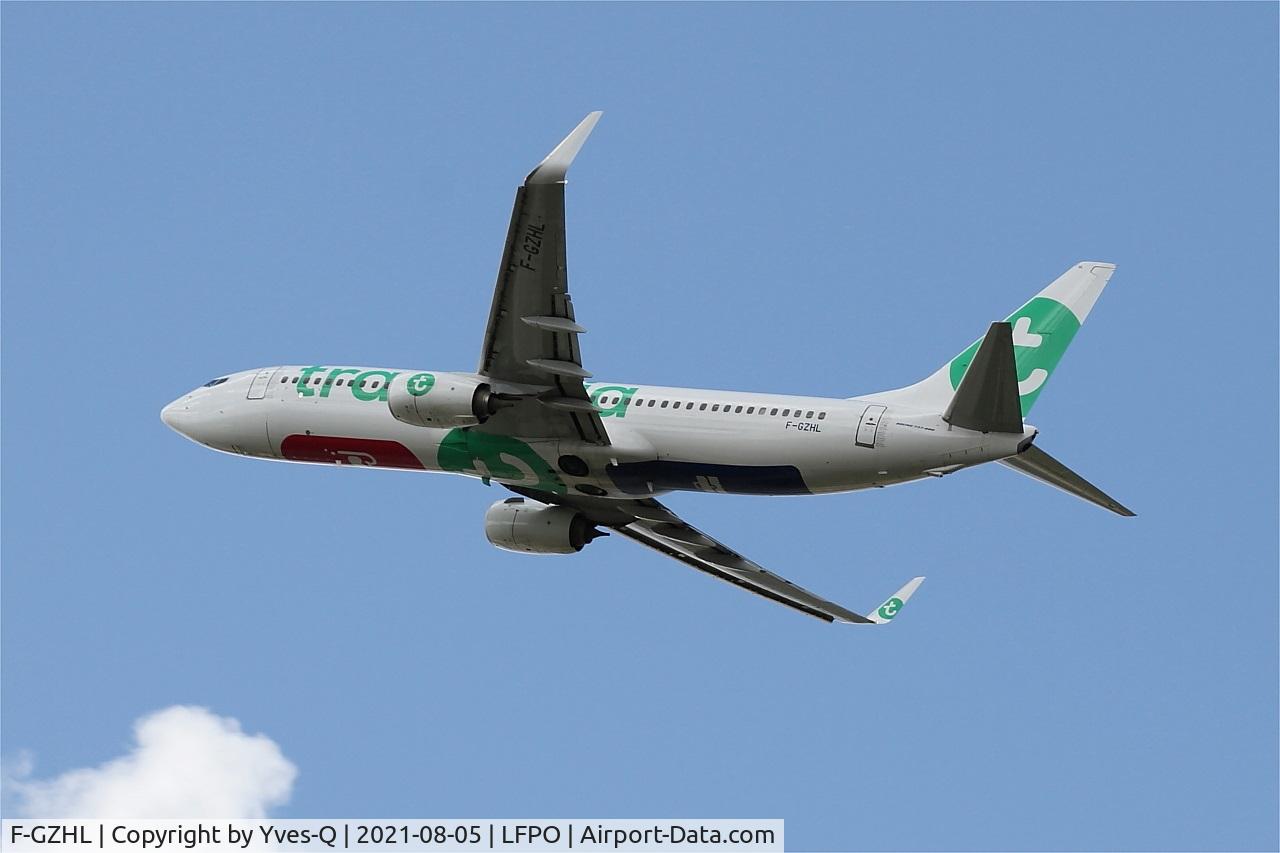 F-GZHL, 2014 Boeing 737-8K2 C/N 37791, Boeing 737-8K2, Climbing from rwy 24, Paris Orly airport (LFPO-ORY)