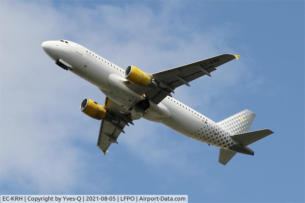 EC-KRH, 2008 Airbus A320-214 C/N 3529, Airbus A320-214, Climbing from rwy 24, Paris-Orly airport (LFPO-ORY)