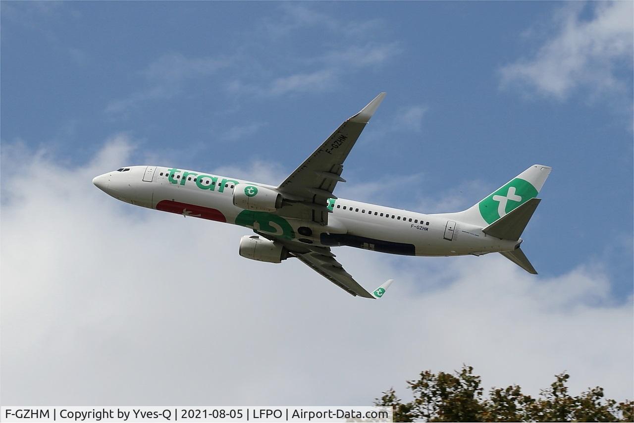 F-GZHM, 2014 Boeing 737-8K2 C/N 37792, Boeing 737-8K2, Take off rwy 24, Paris-Orly airport (LFPO-ORY)