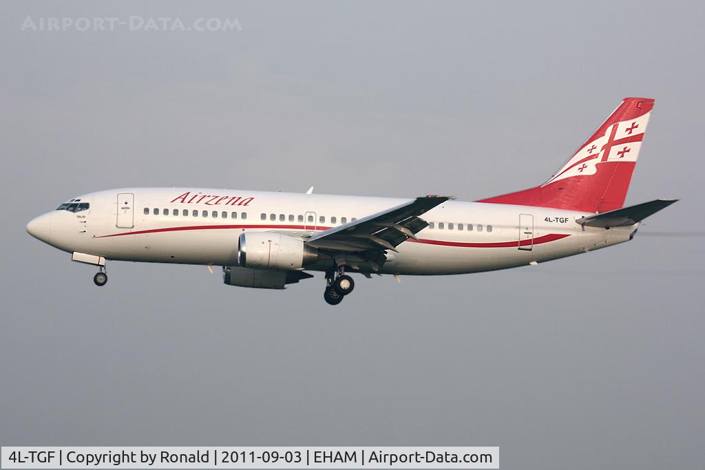 4L-TGF, 1998 Boeing 737-31S C/N 29116, at spl