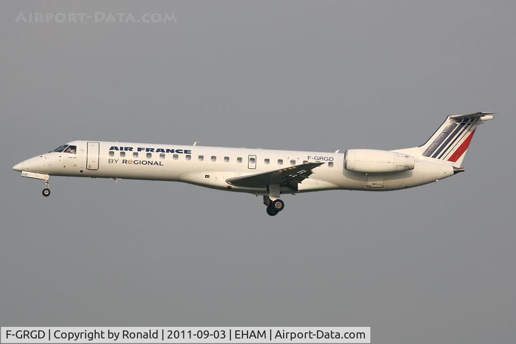 F-GRGD, 1998 Embraer EMB-145EU (ERJ-145EU) C/N 145043, at spl