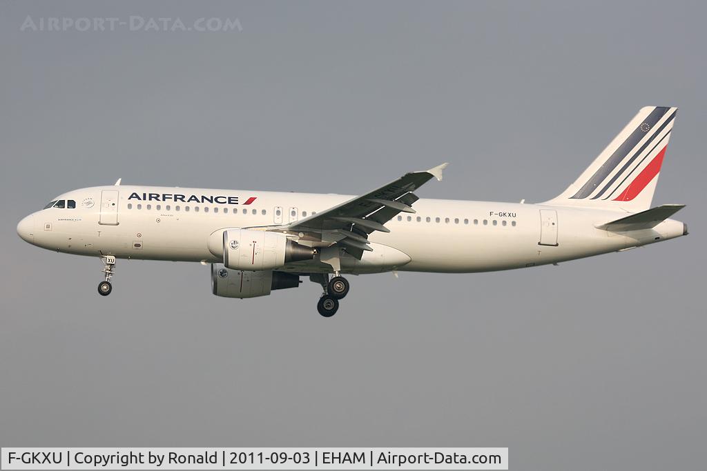 F-GKXU, 2009 Airbus A320-214 C/N 4063, at spl