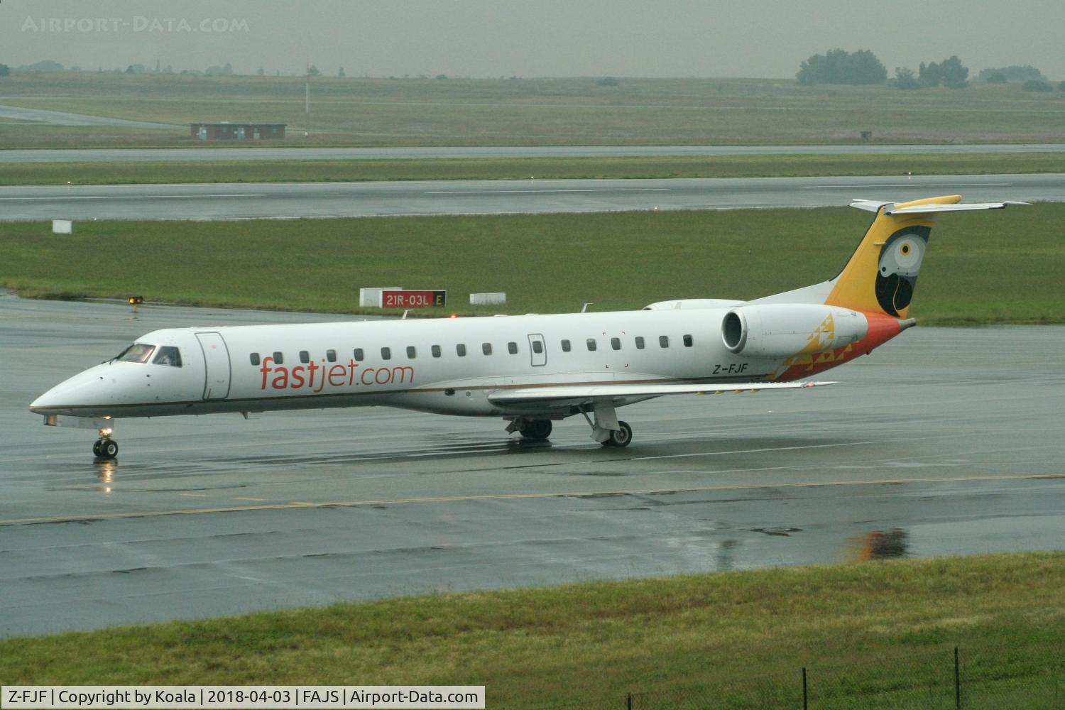 Z-FJF, 2002 Embraer ERJ-145LR C/N 145607, Nice livery