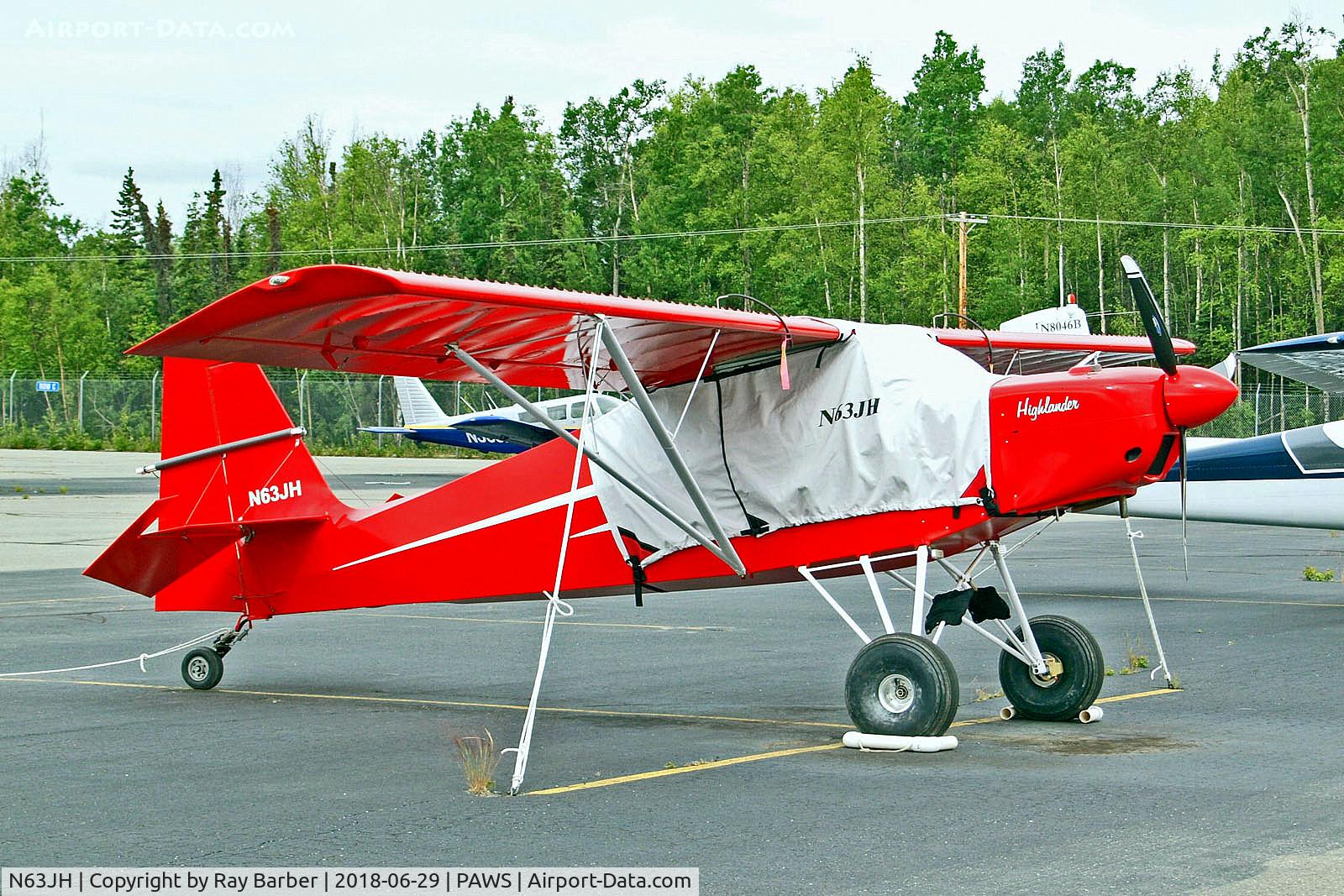 N63JH, 2017 Just Aircraft Highlander C/N JA-191-11-09, N63JH   Just Aircraft Highlander [JA-191-11-09] Wasilla~N 29/06/2018