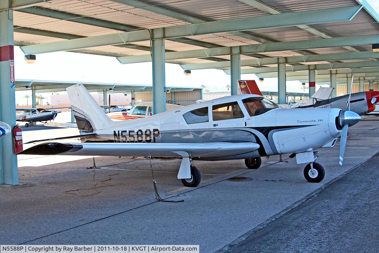 N5588P, 1959 Piper PA-24-250 Comanche C/N 24-654, N5588P   Piper PA-24-250 Comanche [24-654] North Las Vegas~N 18/10/2011