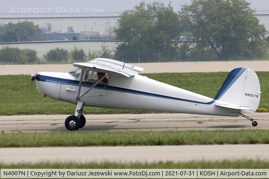 N4007N, 1947 Cessna 120 C/N 13465, Cessna 120 C/N 13465, N4007N