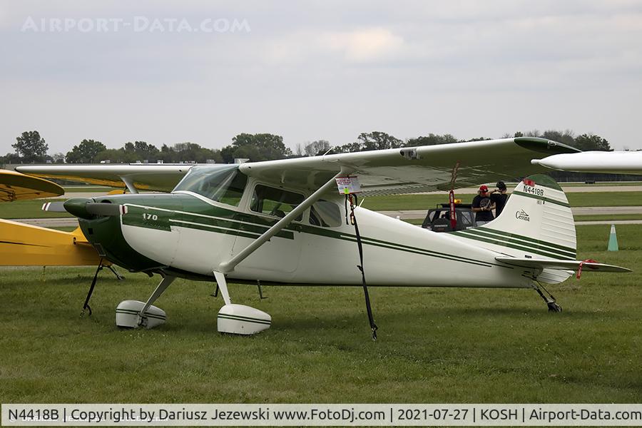 N4418B, 1955 Cessna 170B C/N 26762, Cessna 170B  C/N 26762, N4418B