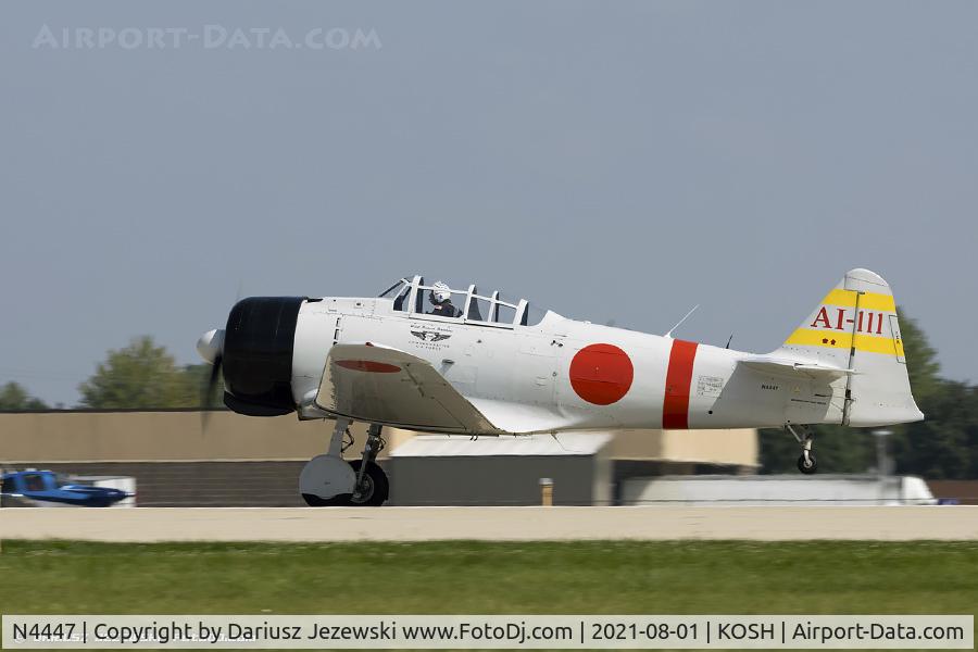 N4447, 1945 Canadian Car & Foundry Harvard Mk.4 C/N CCF4-241, Canadian Car & Foundry Harvard Mk.IV - Zero replica  C/N CCF-4-241, N4447