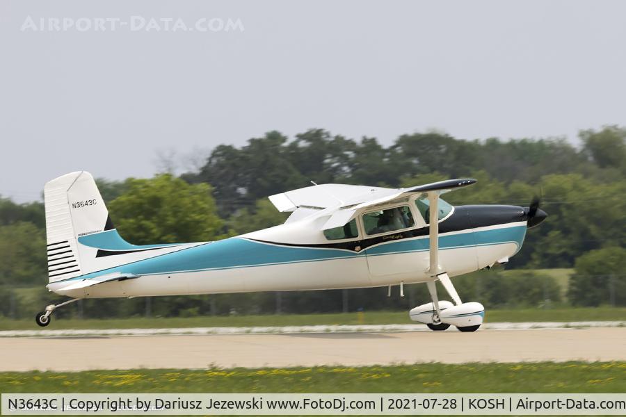 N3643C, Cessna 180 C/N 31141, Cessna 180 Skywagon  C/N 31141, N3643C