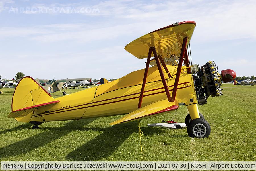 N51876, 1941 Boeing PT-17 Kaydet (A75N1) C/N 75-525, Boeing PT-17 Kaydet  C/N 75-525, N51876