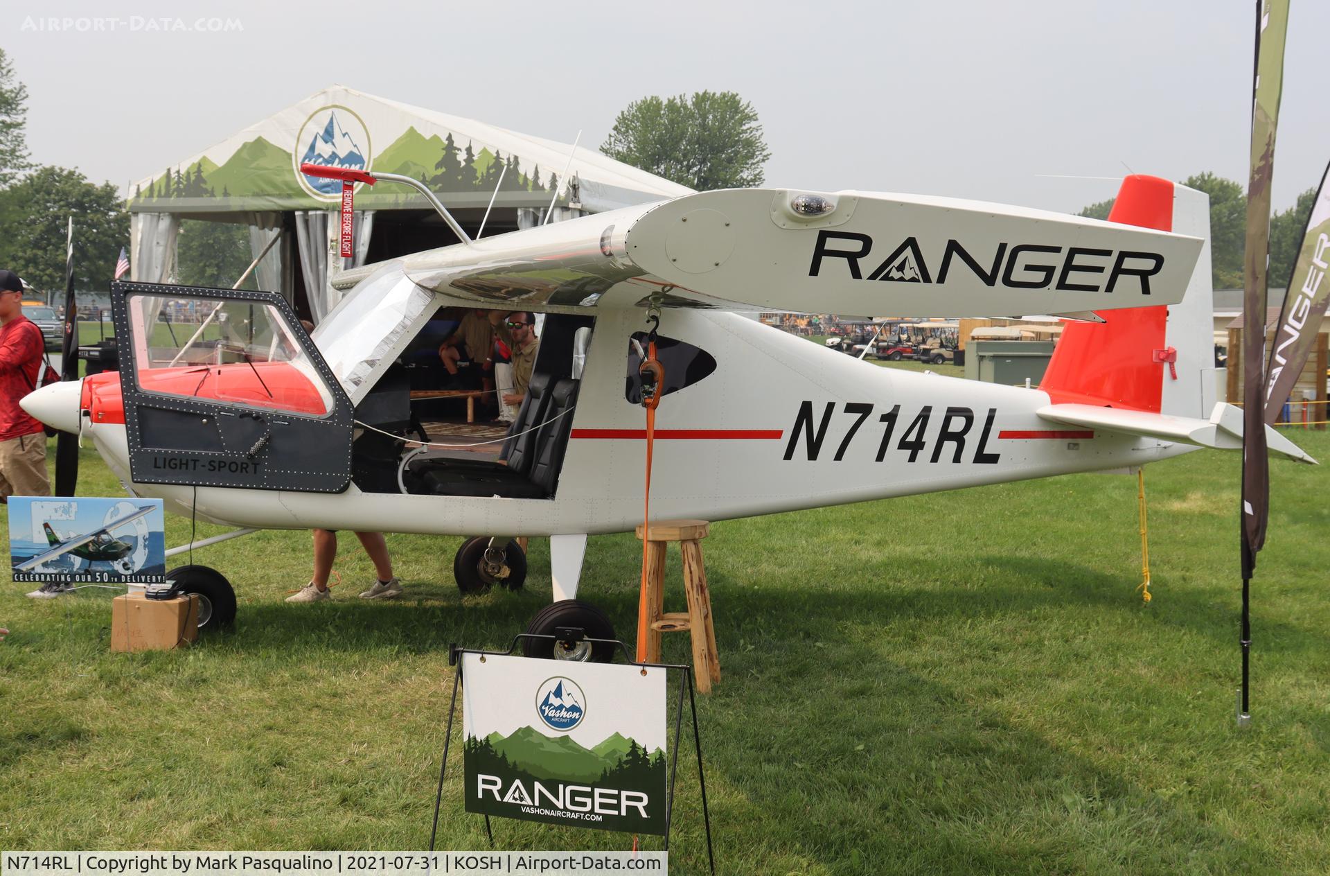 N714RL, 2021 Vashon Aircraft Ranger R7 C/N 10185, Ranger R7