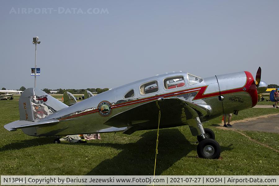 N13PH, 1938 Spartan 7W Executive C/N 13, Spartan 7W  C/N 13, NC13PH