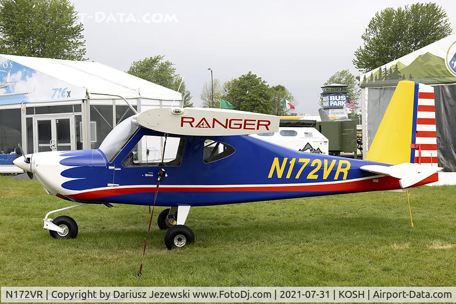 N172VR, 2020 Vashon Aircraft Ranger R7 C/N 10162, Vashon Aircraft Ranger R7  C/N 10162, N172VR