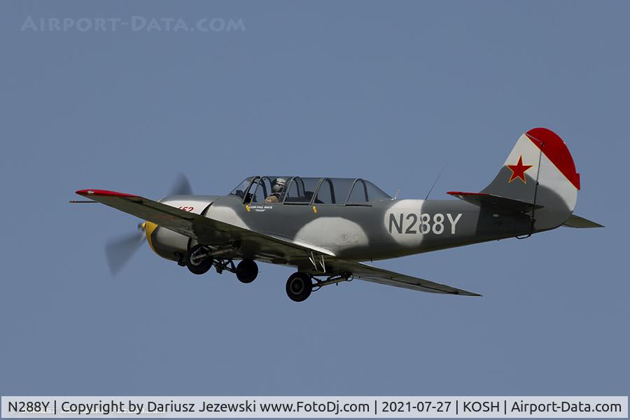 N288Y, 1988 Yakovlev Yak-52 C/N 888714, Yakovlev Yak-52  C/N 888714, N288Y