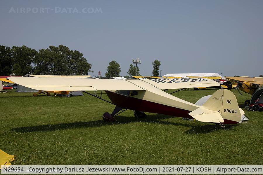 N29654, 1941 Taylorcraft BC12-65 C/N 2542, Taylorcraft BC12-65  C/N 2542, NC29654