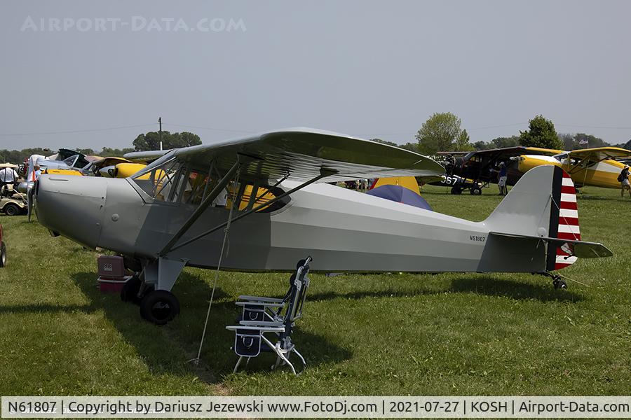 N61807, 1943 Taylorcraft DCO-65 C/N 5760, Taylorcraft DCO-65  C/N 5760, N61807