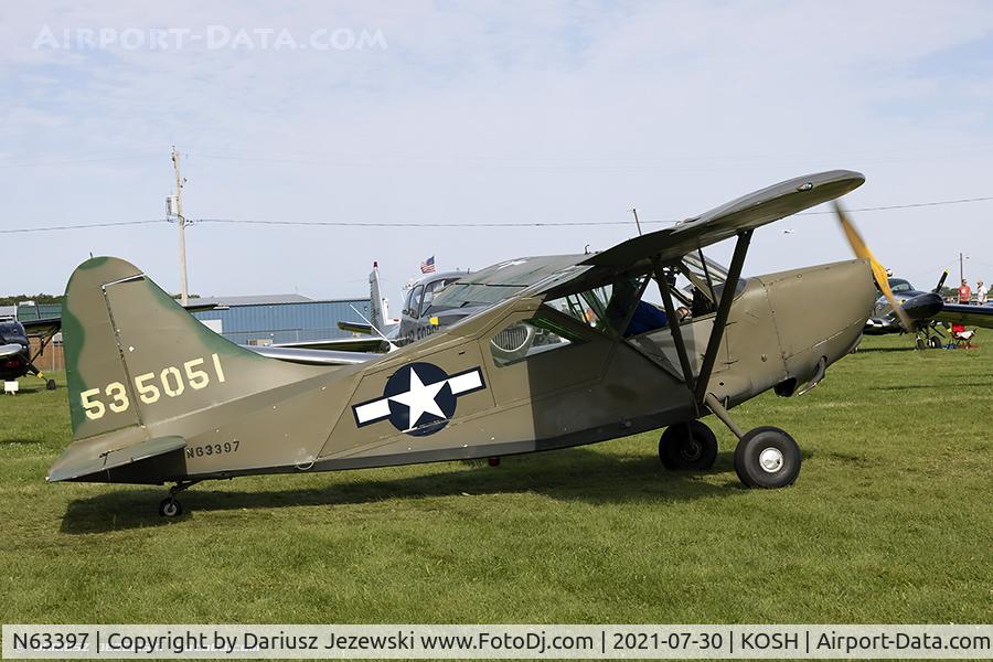 N63397, 1946 Stinson L-5G Sentinel C/N 76-4634, Stinson L-5G Sentinel  C/N 4634, N63397