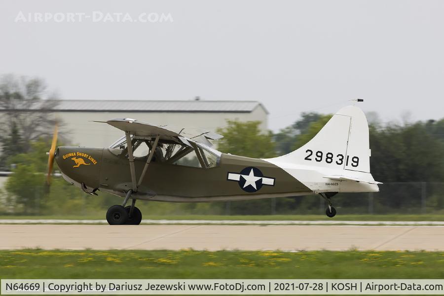 N64669, Stinson L-5 Sentinel C/N 76560, Stinson L-5 Sentinel 