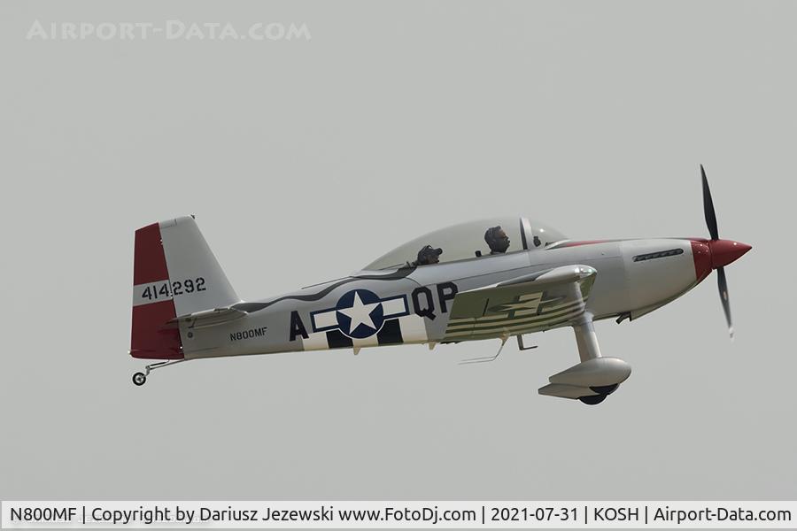 N800MF, 2020 Vans RV-8 C/N 83315, Vans RV-8  C/N 83315, N800MF