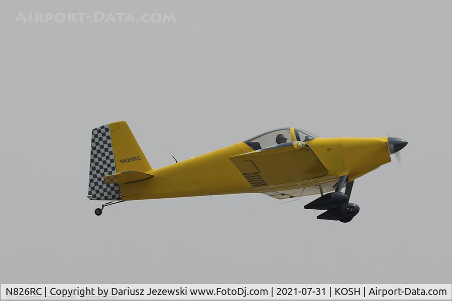 N826RC, 2008 Vans RV-7 C/N 72503, Vans RV-7  C/N 72503, N826RC