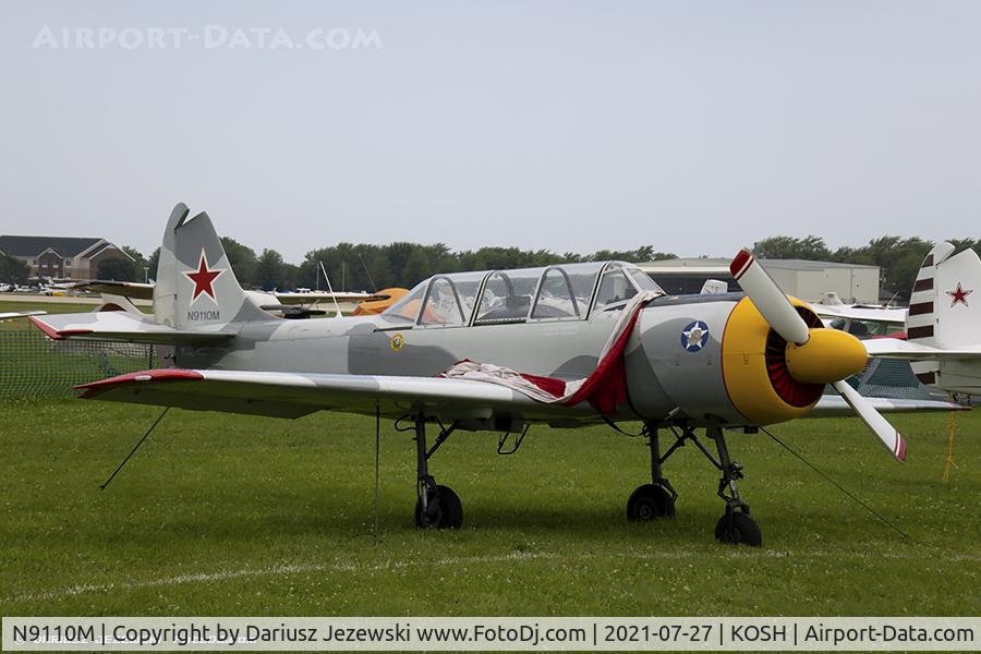 N9110M, 1986 Yakovlev Yak-52 C/N 866112, Yakovlev Yak-52  C/N 866112, N9110M