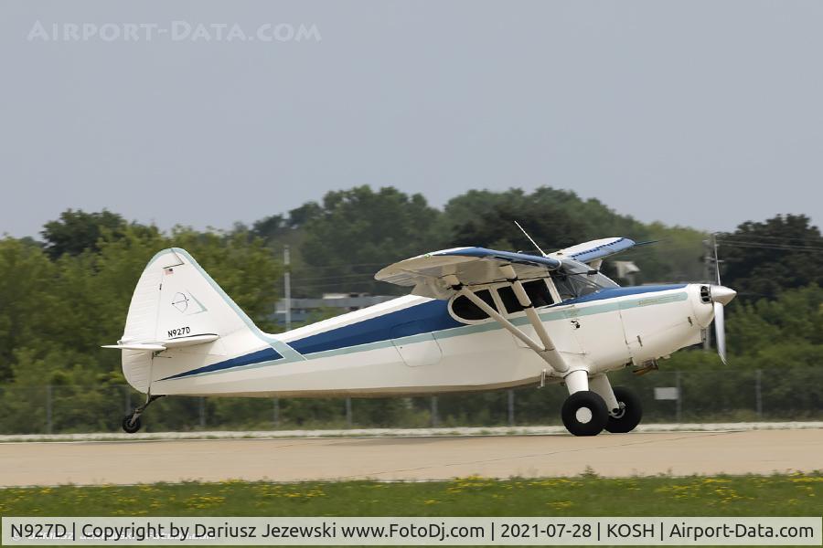 N927D, 1947 Stinson 108-2 Voyager C/N 108-2927, Stinson 108-2 Voyager  C/N 108-2927, N927D