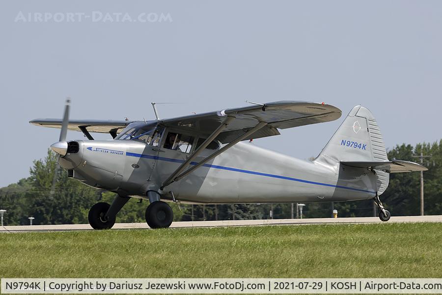 N9794K, 1947 Stinson 108-2 Voyager C/N 108-2794, Stinson 108-2 Voyager  C/N 108-2794, N9794K