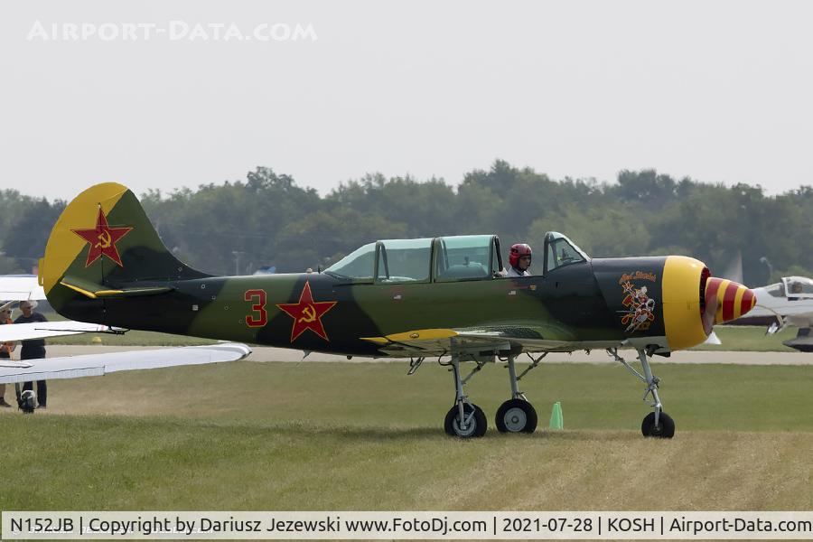 N152JB, 1981 Yakovlev (Aerostar) Yak-52 C/N 811403, Yakovlev (Aerostar) Yak-52  C/N 811403, N152JB