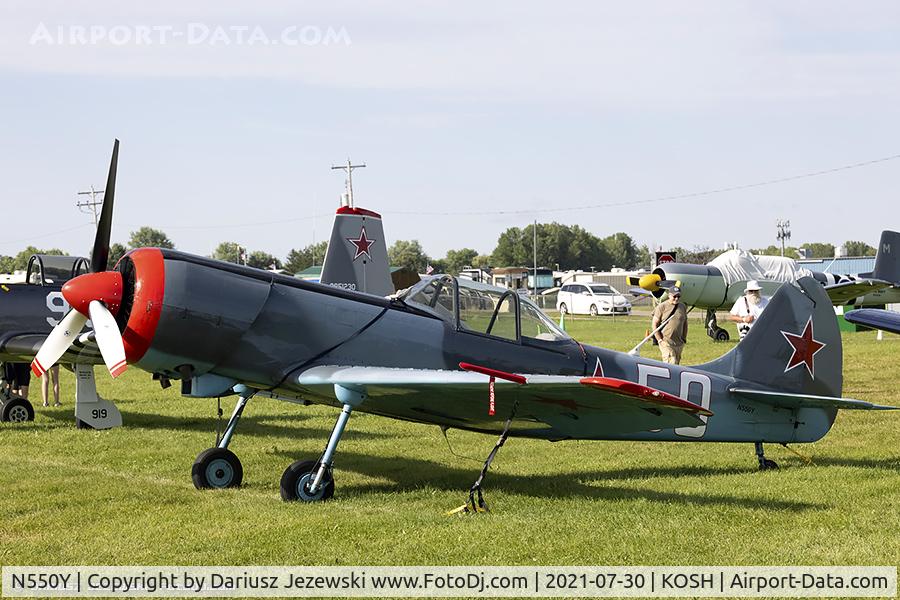 N550Y, 1984 Yakovlev Yak-50 C/N 842708, Yakovlev YAK-50  C/N 842708, N550Y
