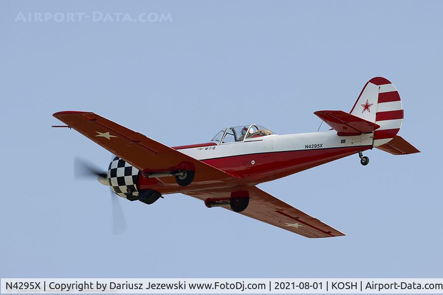 N4295X, 1975 Yakovlev YAK-50 C/N 750503, Yakovlev YAK-50  C/N 750503, N4295X