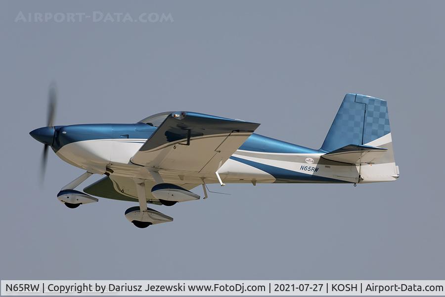 N65RW, 2012 Vans RV-7A C/N 72204, Vans RV-7A  C/N 72204, N65RW
