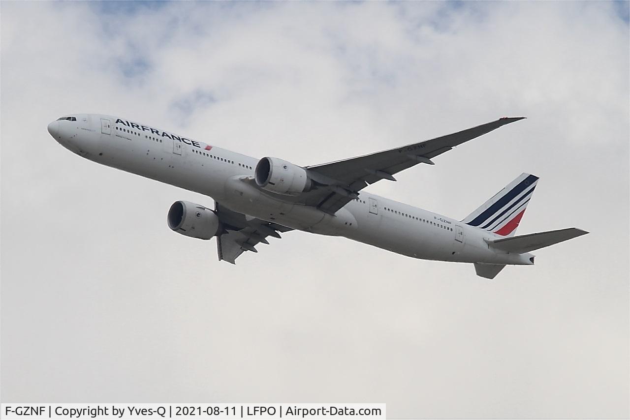 F-GZNF, 2009 Boeing 777-328/ER C/N 37433, Boeing 777-328ER, Take off rwy 24, Paris Orly airport (LFPO-ORY)