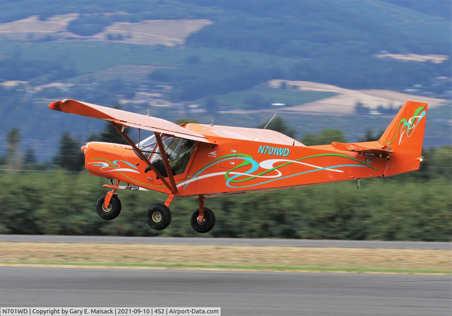 N701WD, 2004 Zenith STOL CH-701 C/N 74716, WAAAM 2021 Fly-In, Jernstedt Field, Hood River, OR