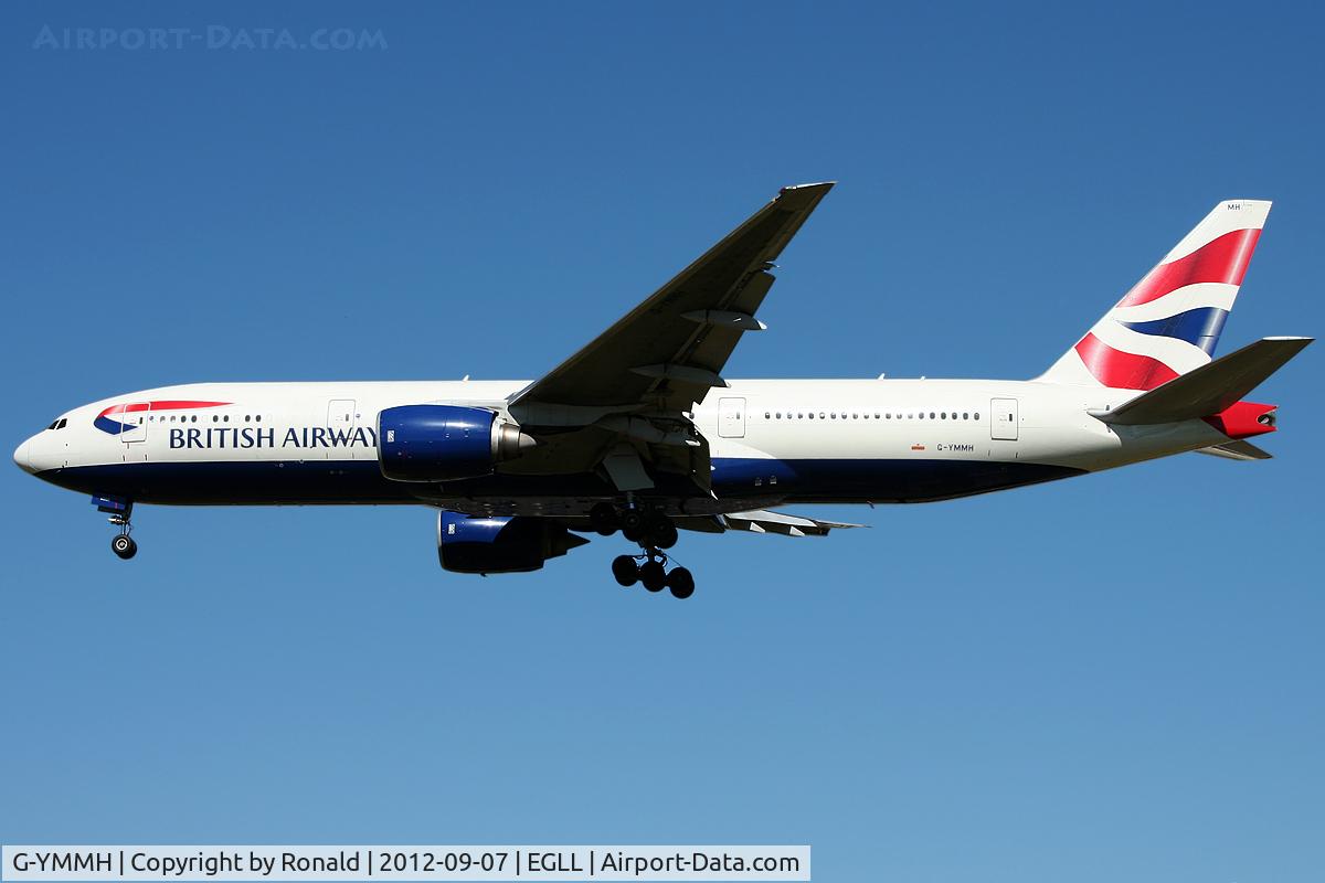 G-YMMH, 2000 Boeing 777-236/ER C/N 30309, at lhr