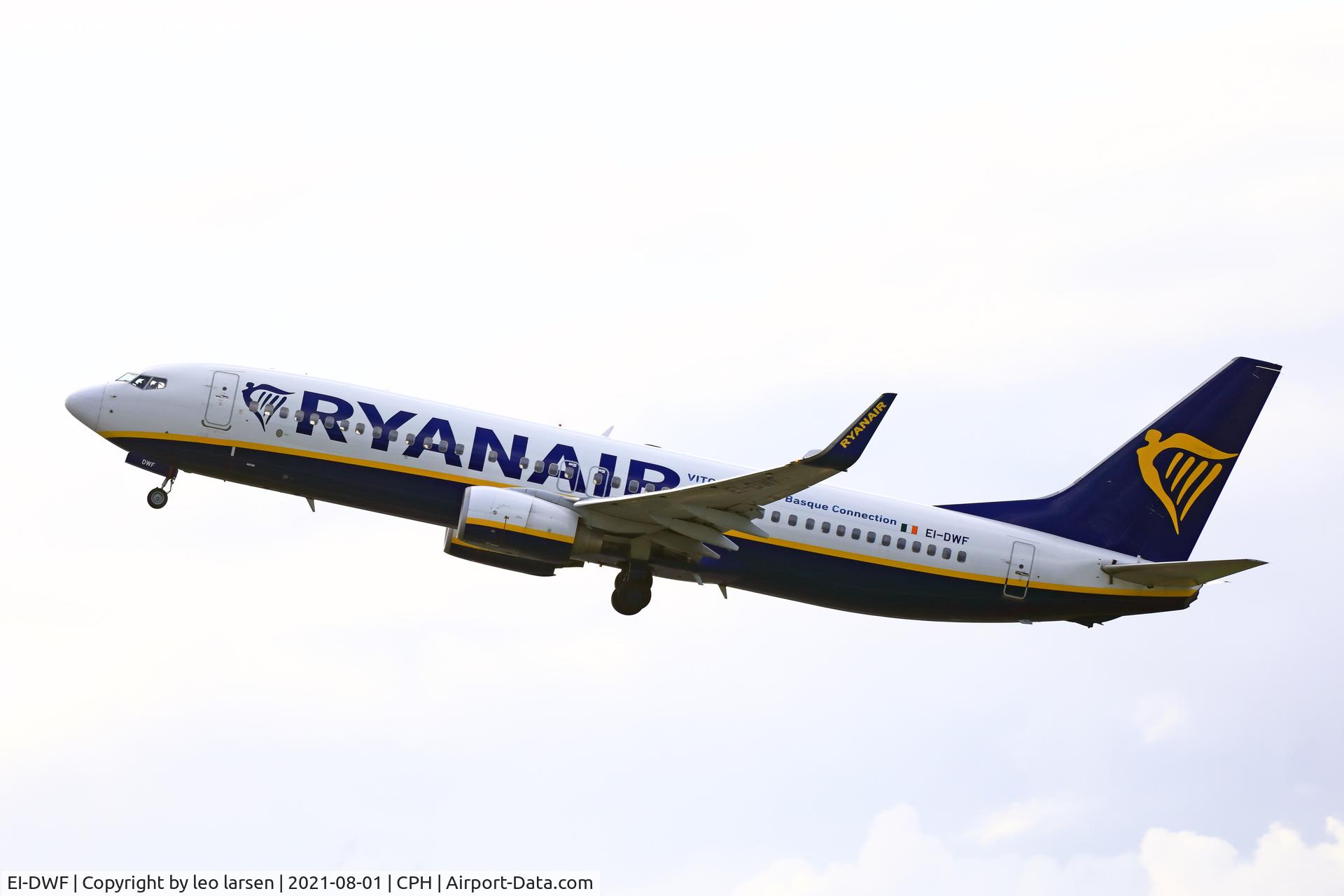 EI-DWF, 2007 Boeing 737-8AS C/N 33619, Copenhagen 1.8.2021