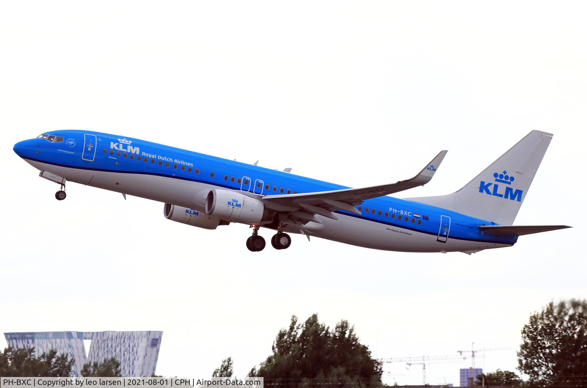PH-BXC, 1999 Boeing 737-8K2 C/N 29133, Copenhagen 1.8.2021
