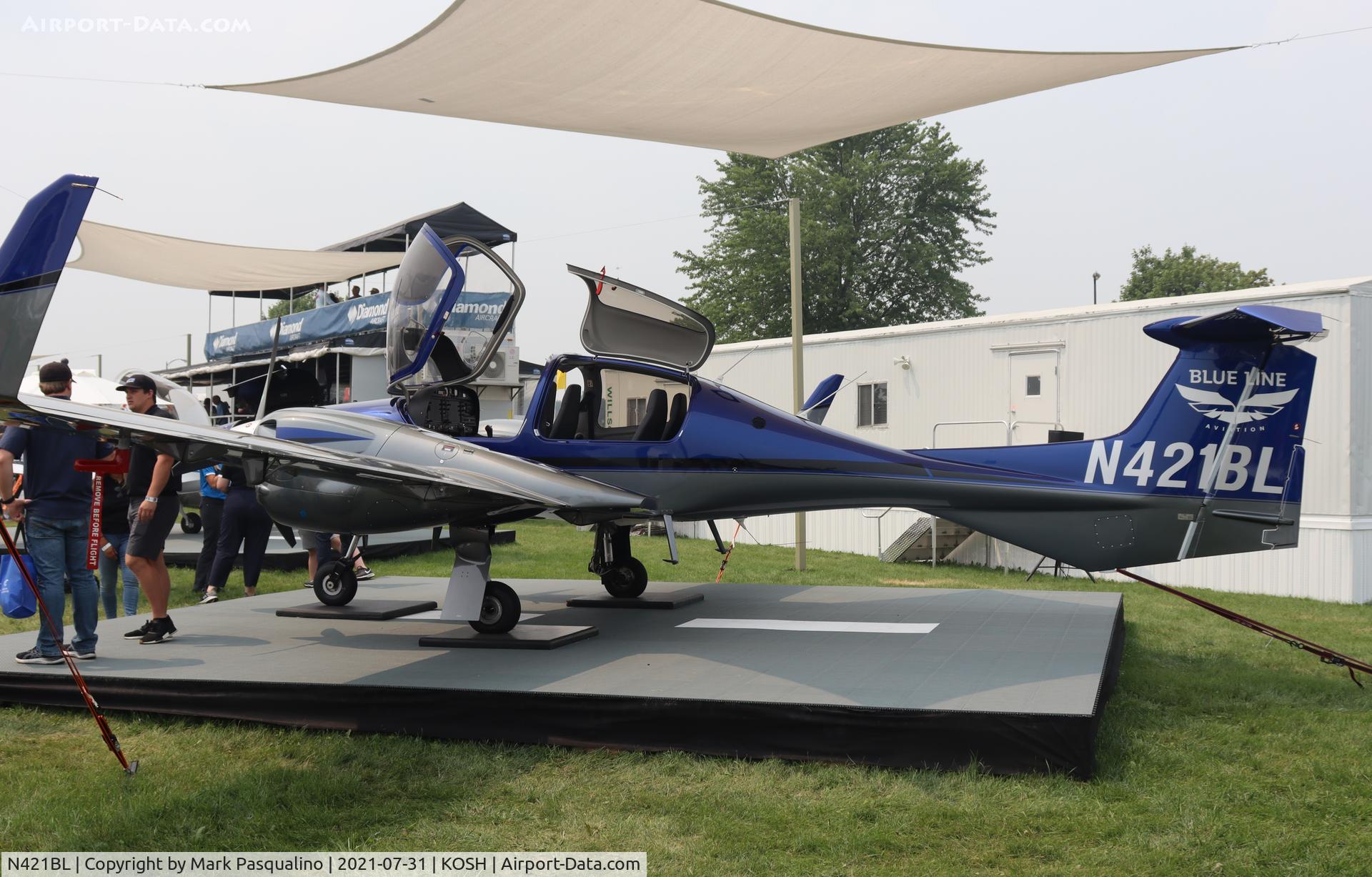 N421BL, 2020 Diamond DA-42 NG Twin Star C/N 42.N388, Diamond DA 42 NG