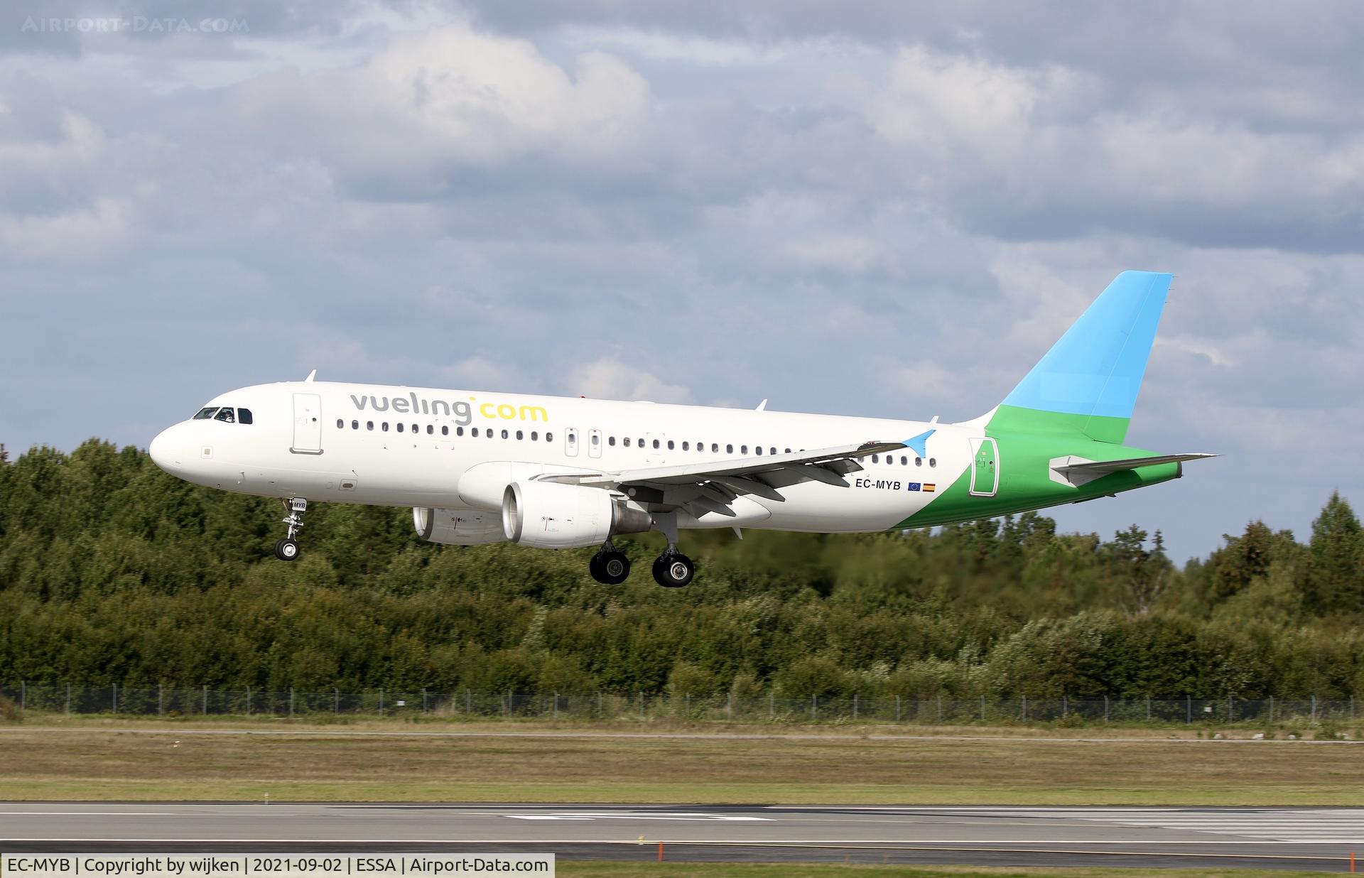 EC-MYB, 2006 Airbus A320-214 C/N 2902, RWY 26
