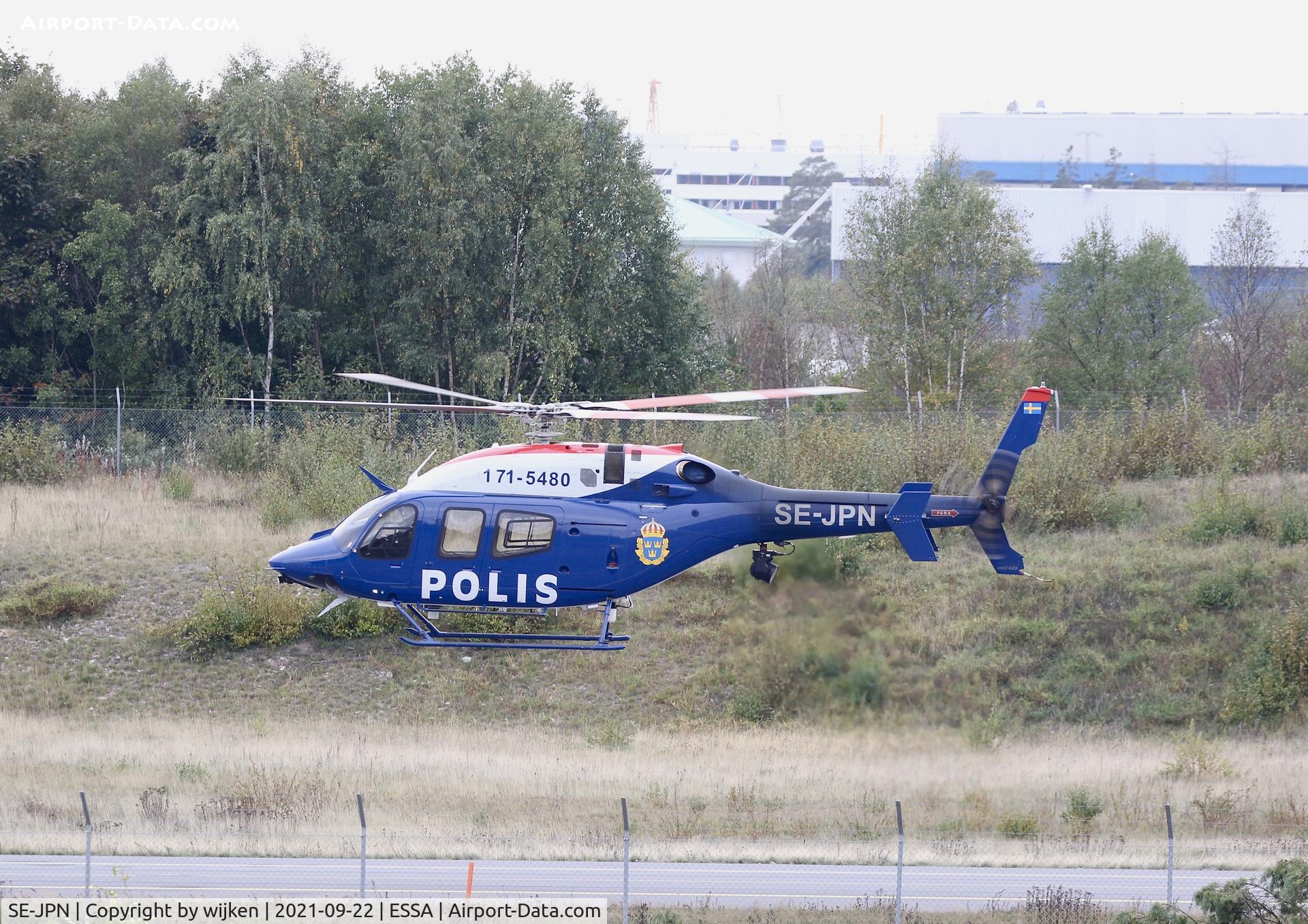 SE-JPN, 2018 Bell 429 GlobalRanger C/N 57350, TWY X