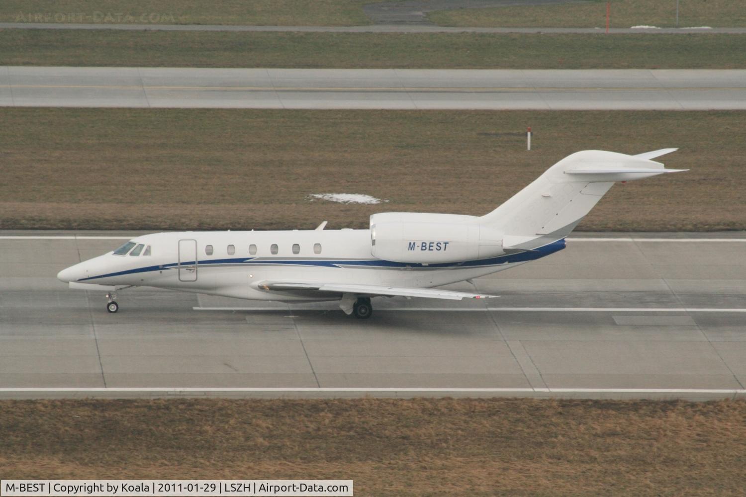 M-BEST, 2007 Cessna 750 Citation X Citation X C/N 750-0277, Visitor of WEF, old c/s