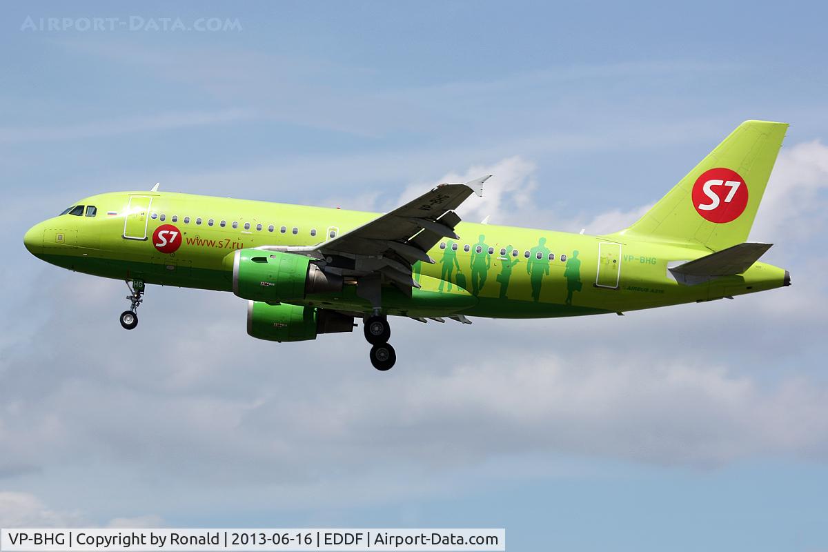 VP-BHG, 2002 Airbus A319-114 C/N 1870, at fra