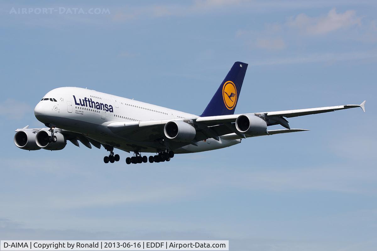 D-AIMA, 2010 Airbus A380-841 C/N 038, at fra