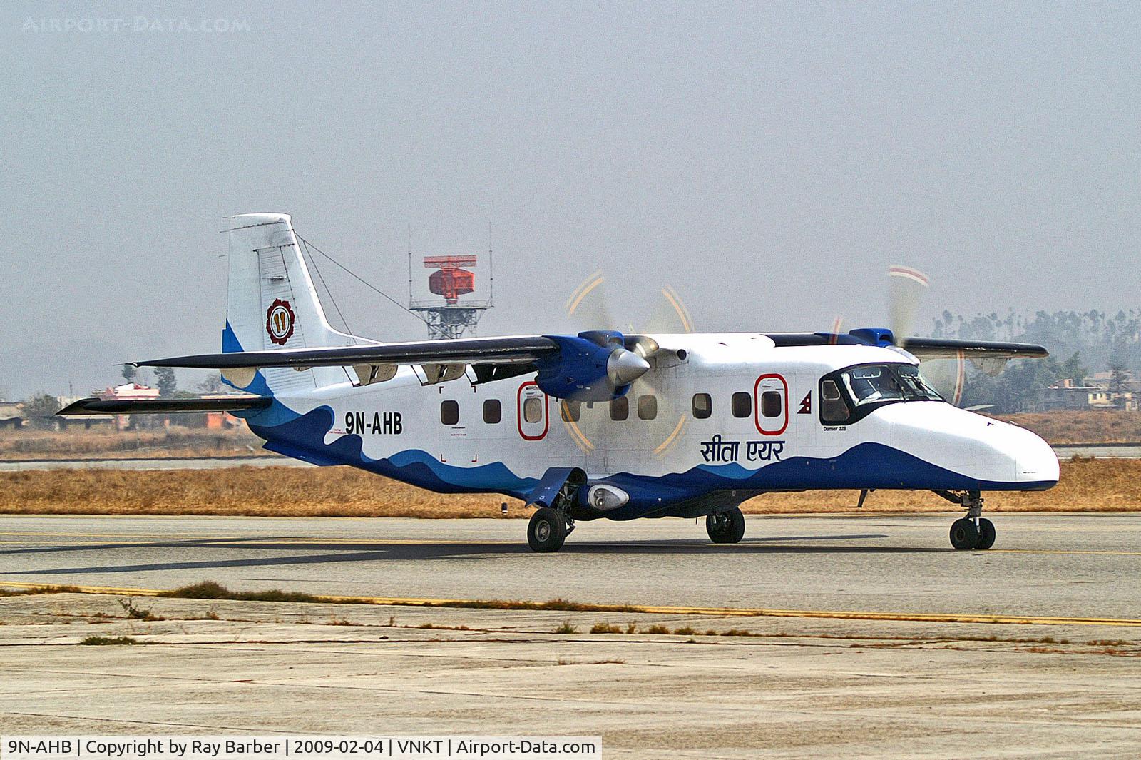 9N-AHB, 1989 Dornier 228-202K C/N 8169, 9N-AHB   Dornier Do-228-202 [8169] (Sita Air) Kathmandu-Tribhuvan Int'l~9N 04/02/2009