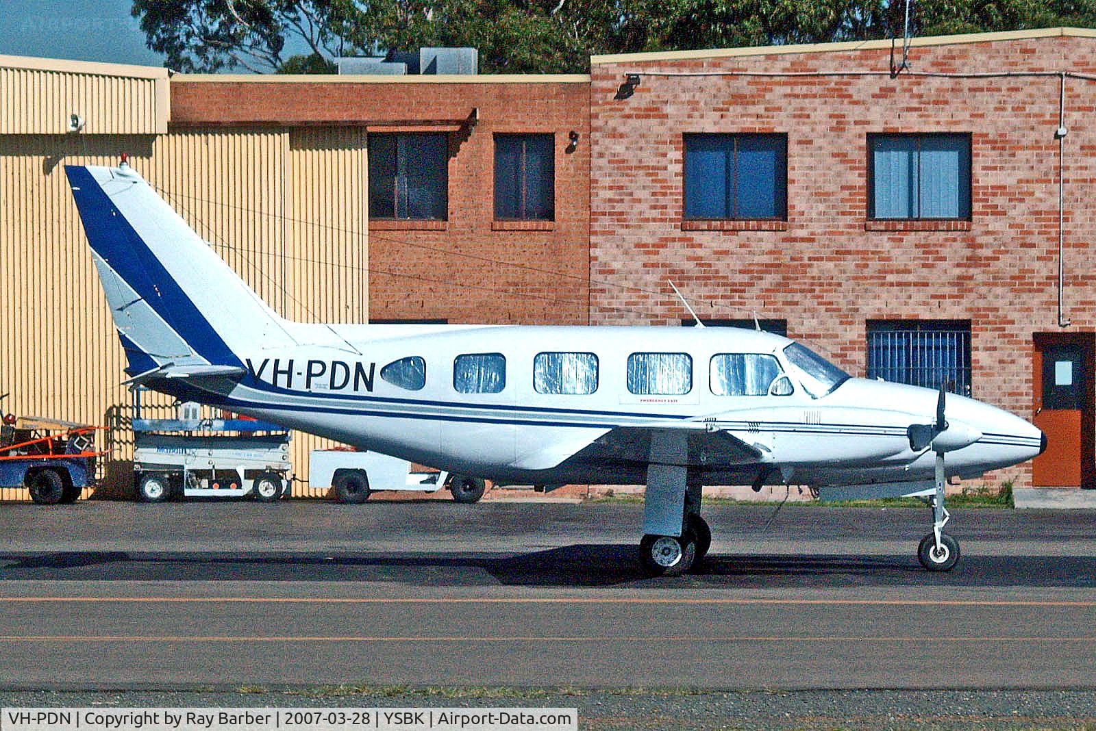 VH-PDN, 1968 Piper PA-31-310 Navajo C/N 31-177, VH-PDN   Piper PA-31-310 Navajo [31-177] Sydney-Bankstown~VH 28/03/2007