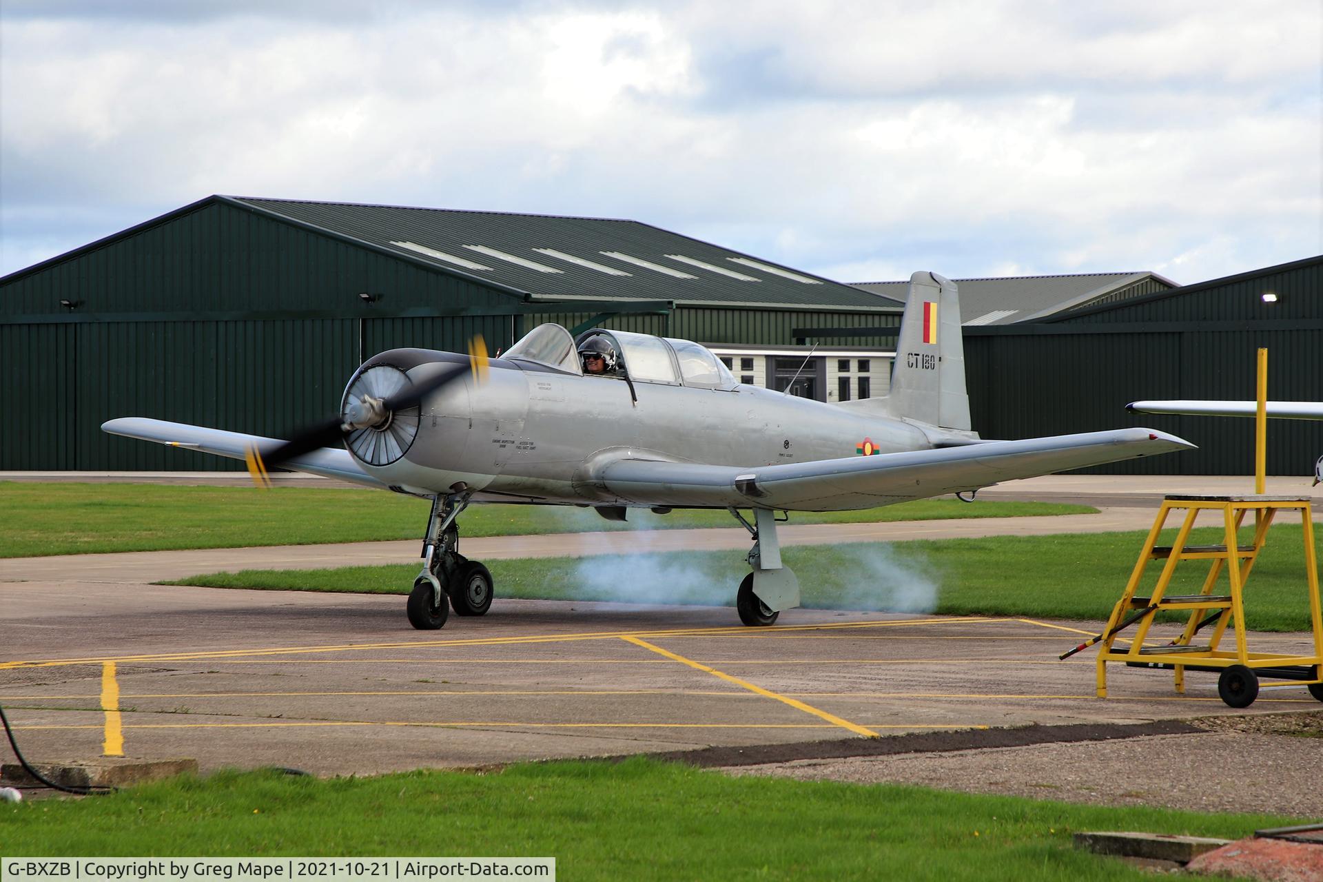 G-BXZB, 1969 Nanchang CJ-6A Chujiao C/N 2632019, Starting up at Sleap Airfield on 21/10/2021