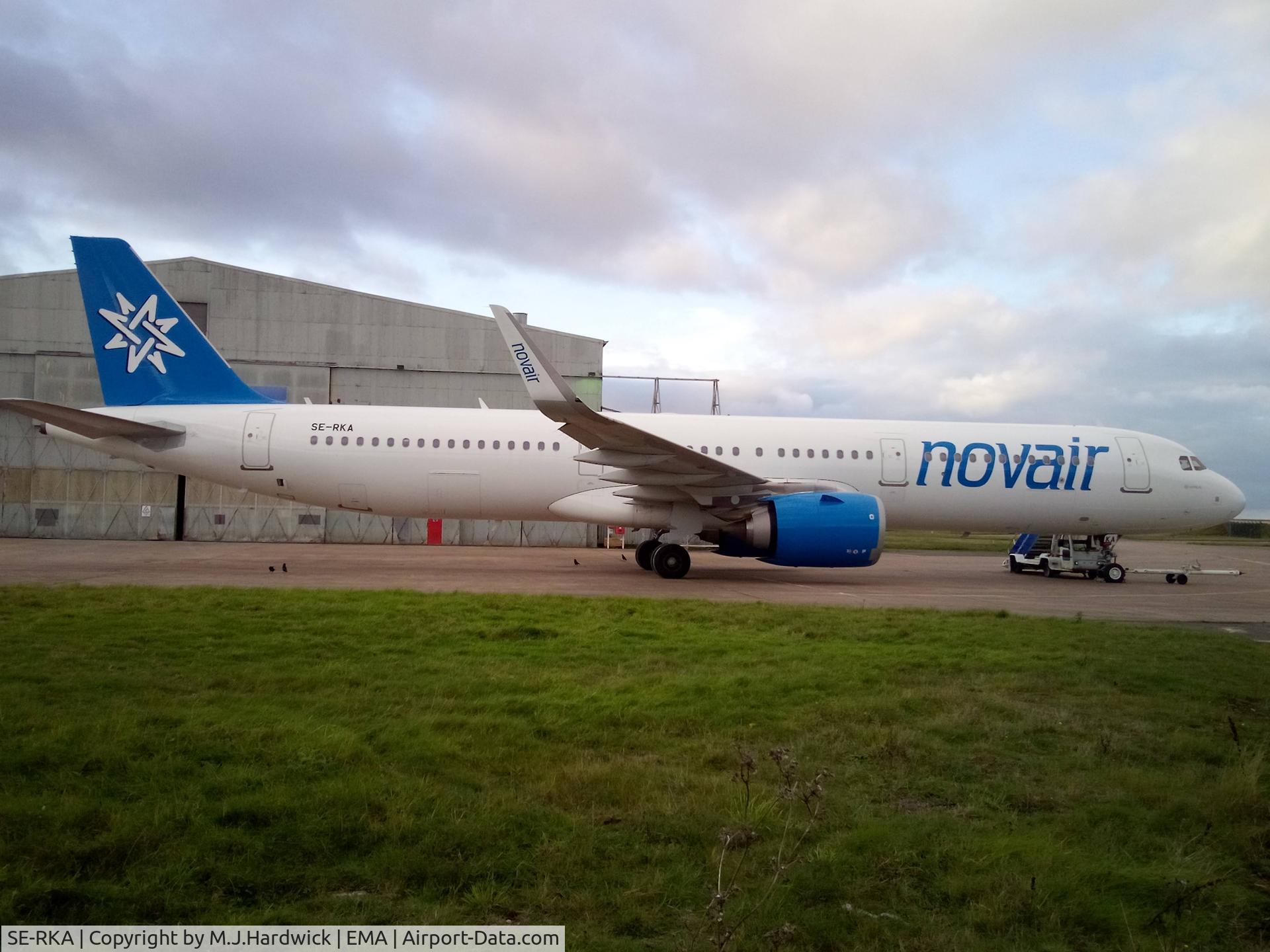 SE-RKA, 2017 Airbus A321-251N C/N 7746, just out off air bourne colours EMA