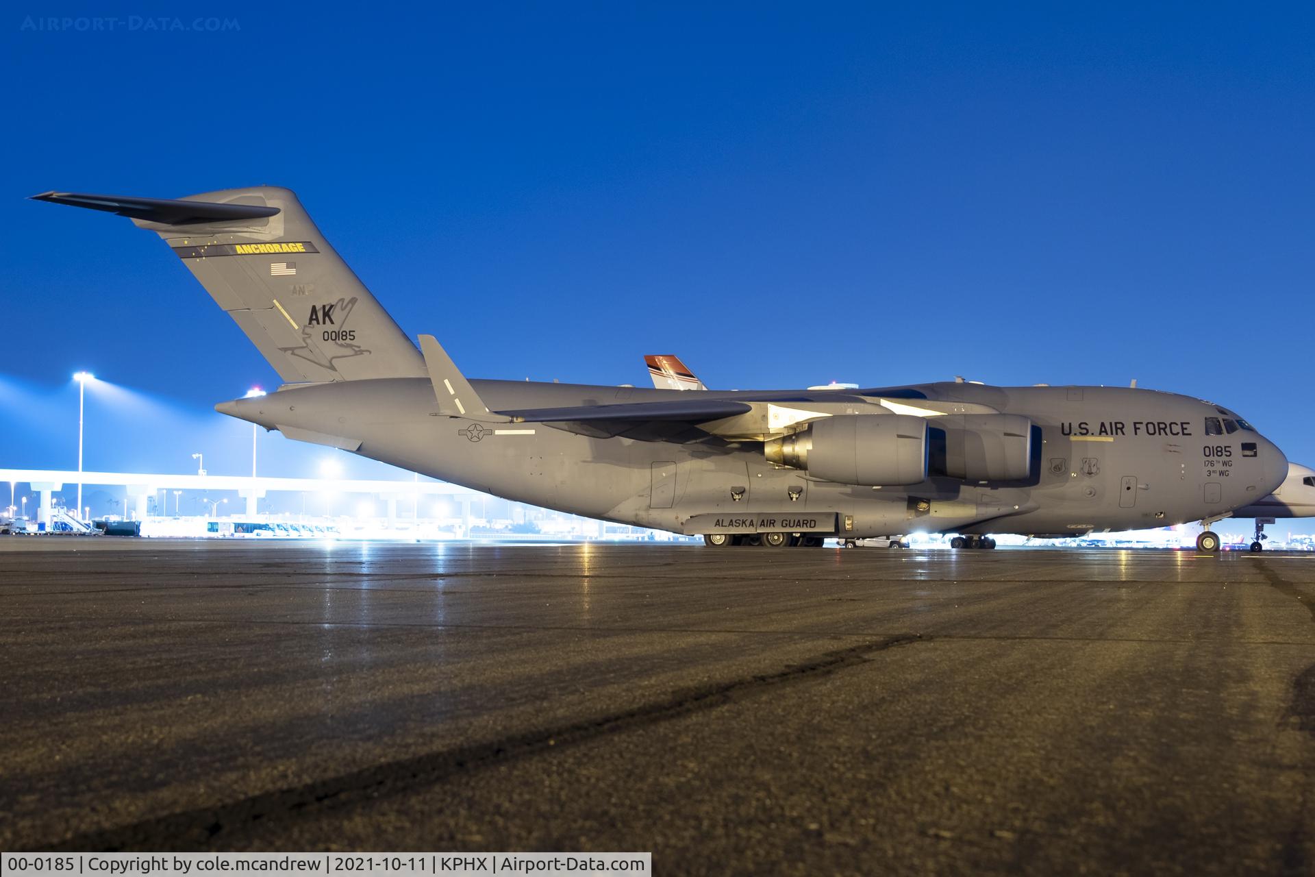 00-0185, 2000 Boeing C-17A Globemaster III C/N 50093/F092, RCH398 w ZM703 and ZM712 onboard