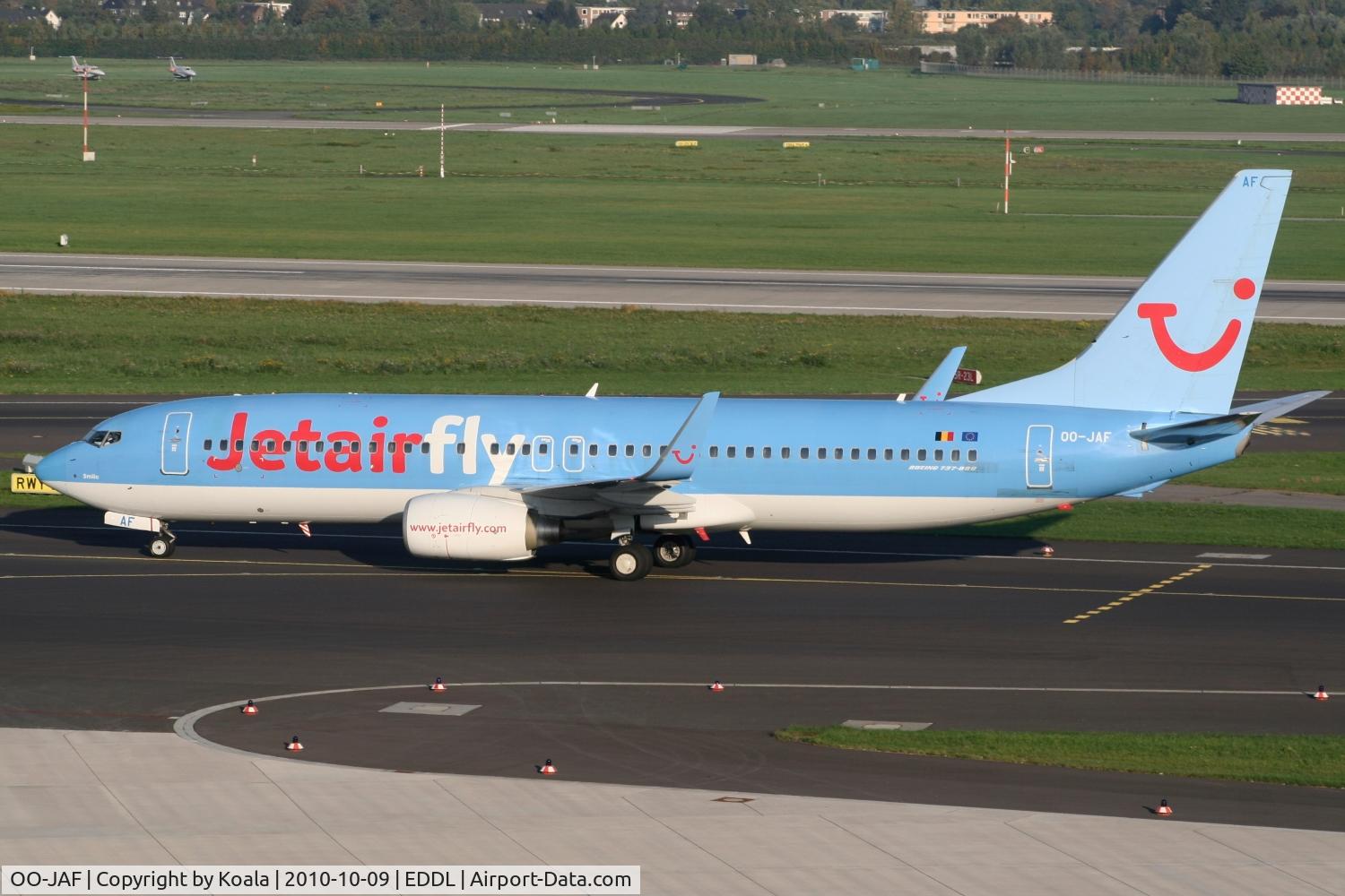 OO-JAF, 2007 Boeing 737-8K5 C/N 35133, Old c/s